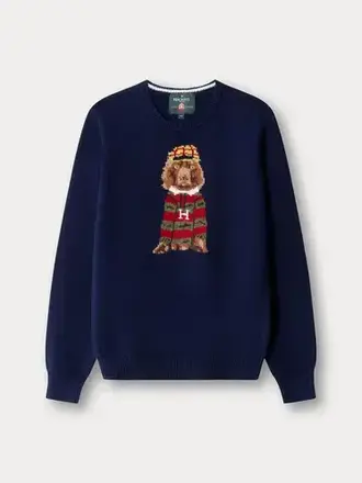 Hackett HK7000021 Knitwear Harry Crew 584 Old Nav