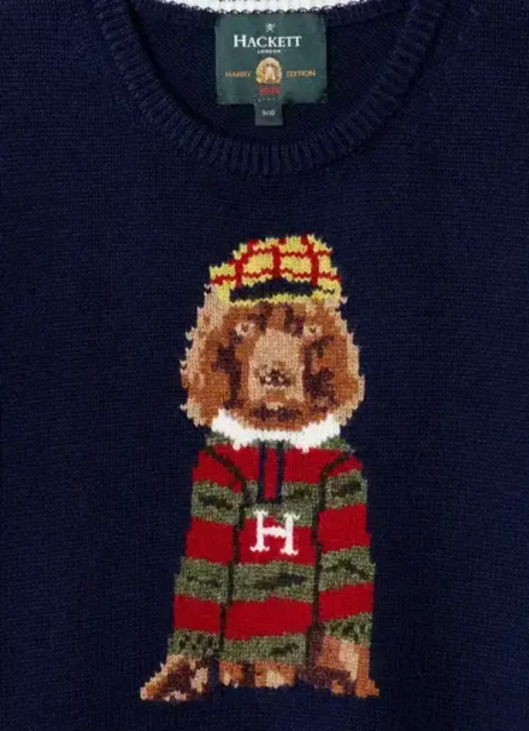 Hackett HK7000021 Knitwear Harry Crew 584 Old Nav