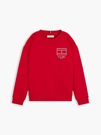Tommy Hilfiger KB10594 Outline graphic sweat XLG primary red