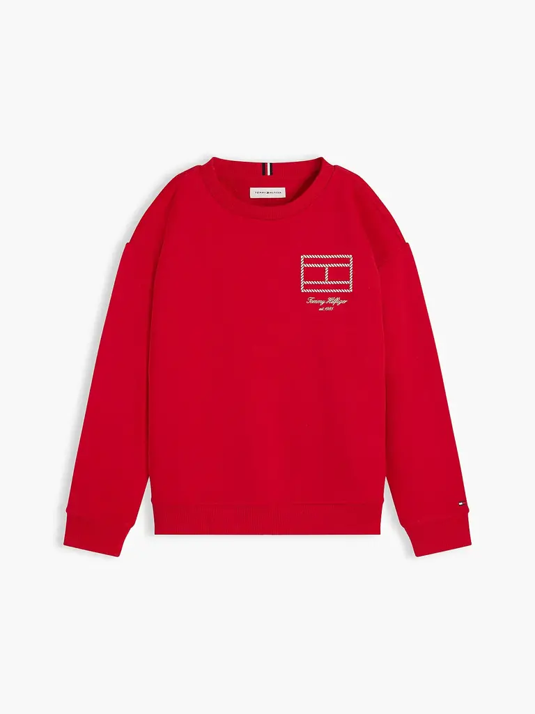 Tommy Hilfiger KB10594 Outline graphic sweat XLG primary red