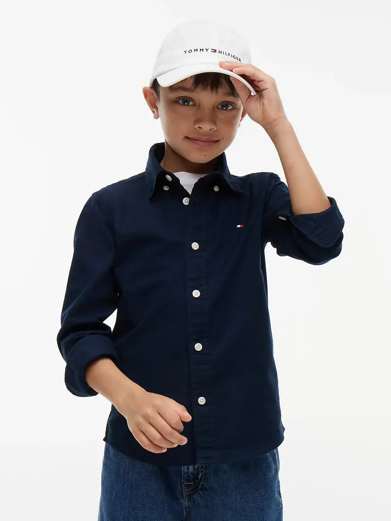 Tommy Hilfiger KB10192 Flag shirt ls C1G dark blue