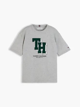 Tommy Hilfiger KB10712 TH logo tee ss P09 grey