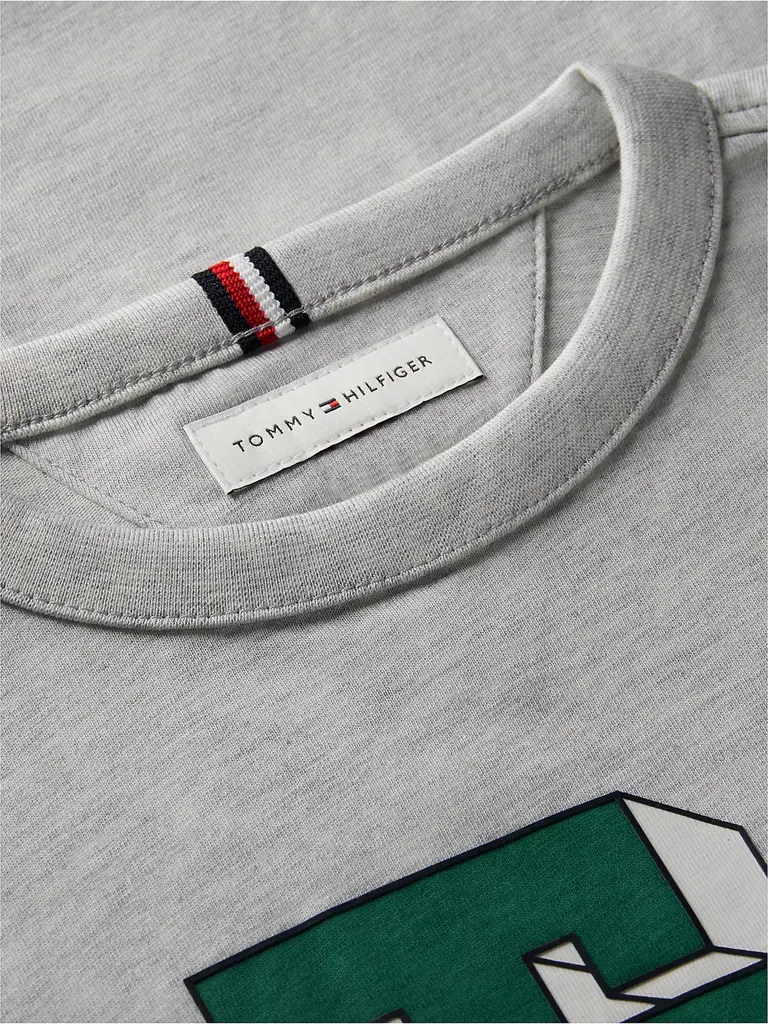 Tommy Hilfiger KB10712 TH logo tee ss P09 grey