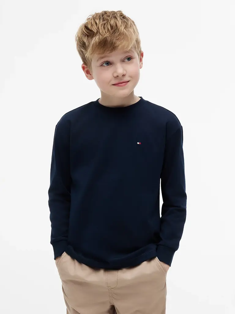 Tommy Hilfiger KB09846 Essential t-shirt ls C1G navy