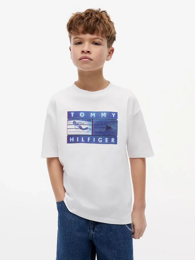 Tommy Hilfiger KB10518 Graphic t-shirt YBR white