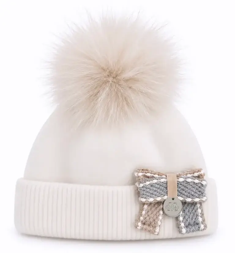 Natini 2910-14538-0005 Hat Double Bow Offwhite