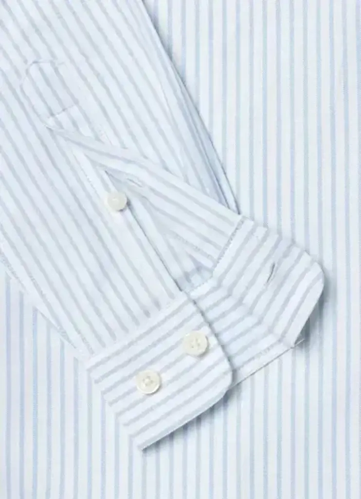 Hackett HK3000028 Shirt Ticking OXF 513 SKY BLU