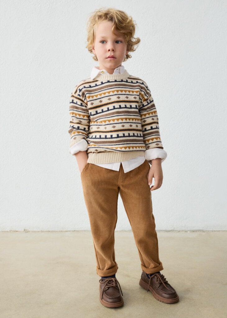 Mayoral 4514 Corduroy joggers 087 dark