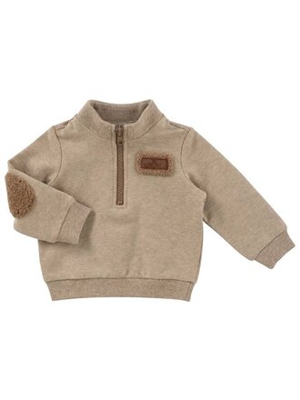 Natini 1402-14489-0006 Sweater Zipper Teddy Beige