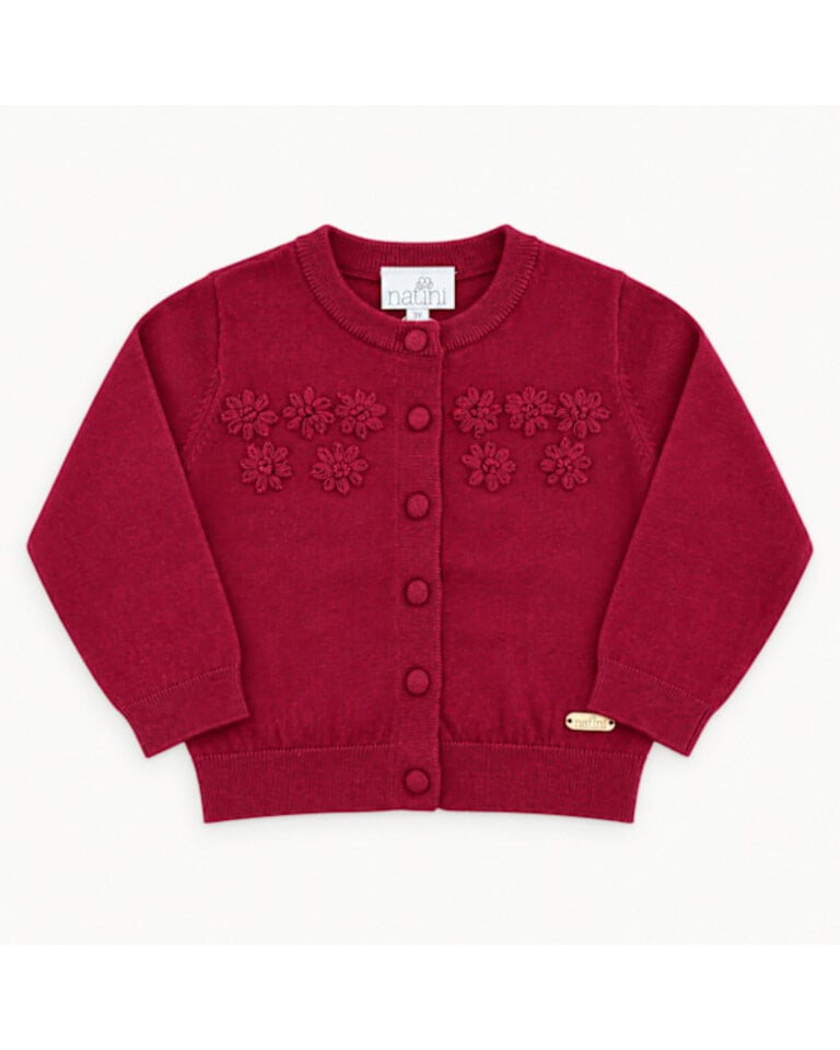 Natini 2440-14590-0071 Cardigan Florance Bordeaux