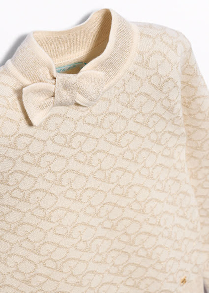 Abel & Lula 5805 Iconic mock neck sweater 004 Beige