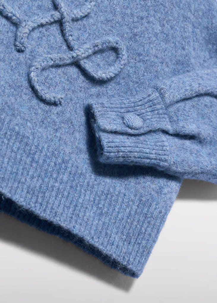 Abel & Lula 5802 Iconic sweater 004 Sky
