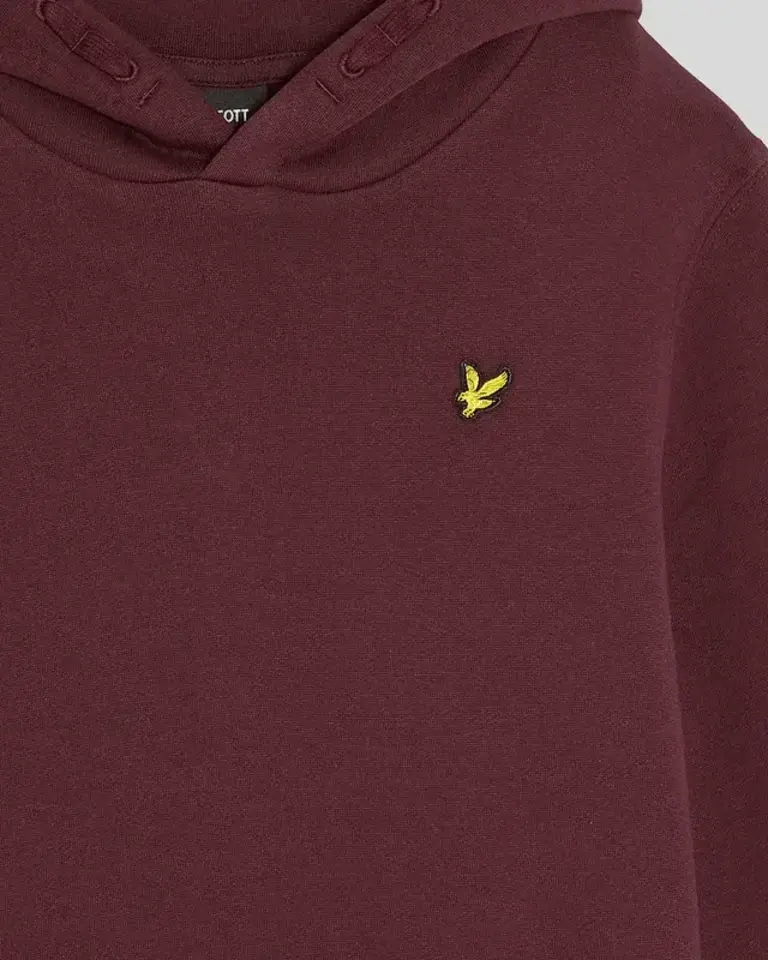 Lyle & Scott MLB2001VB Brush back hoodie Z562 burgundy