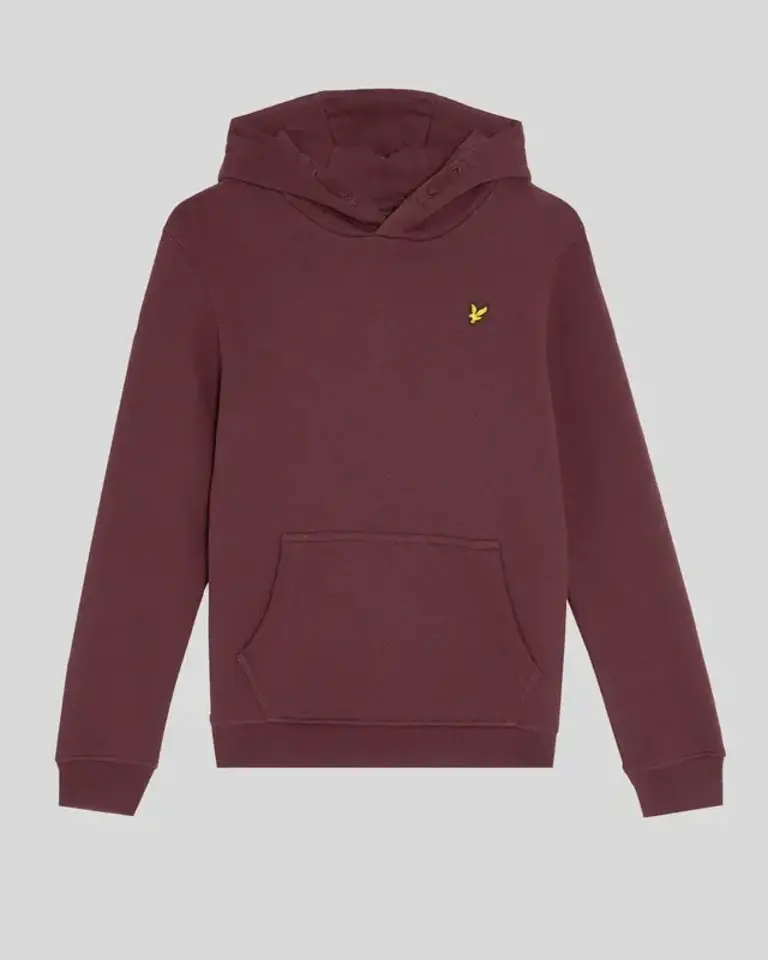 Lyle & Scott MLB2001VB Brush back hoodie Z562 burgundy