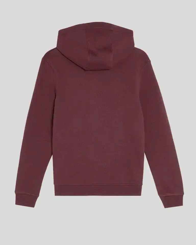 Lyle & Scott MLB2001VB Brush back hoodie Z562 burgundy