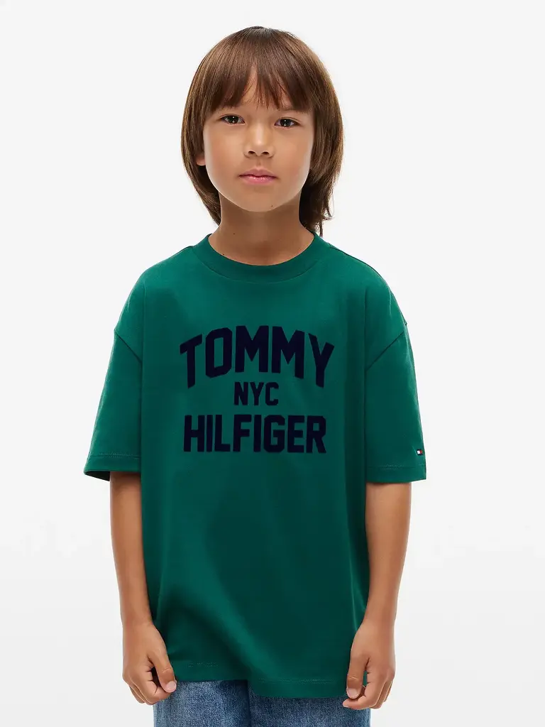 Tommy Hilfiger KB10641 Brand love ss L6N rural green