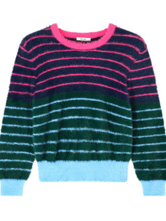 Blue Bay Pullover Zendaya 135 blue/green stripe