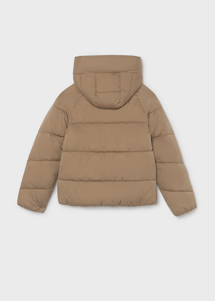 Mayoral 7444 Puffer jacket peach 086 camel
