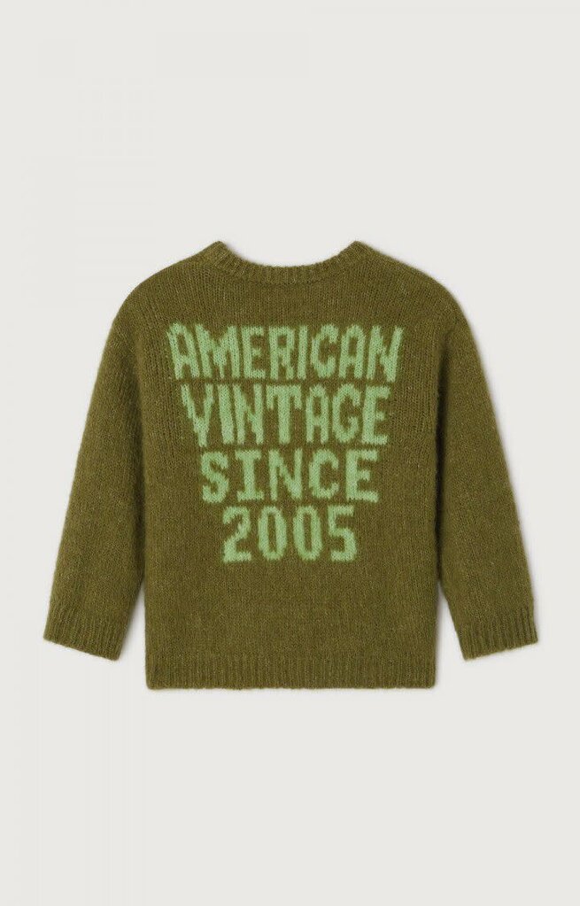 American Vintage KPUR18AH26 Pull ml col rond olive chine