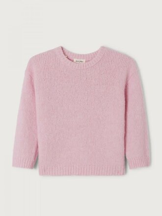 American Vintage KPUR18AH26 Pull ml col rond guimaurve chine