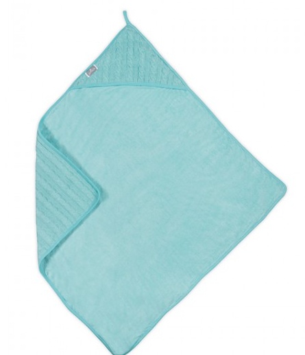 Jollein Badcape Cable Jade Groen jollein kopen in de aanbieding