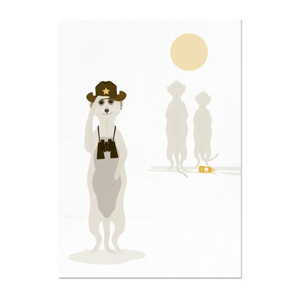 Wenskaart Meerkat huismerk kopen in de aanbieding