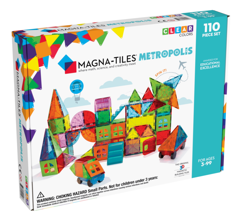 Metropolis set Magnetische Tegels - 110 delig