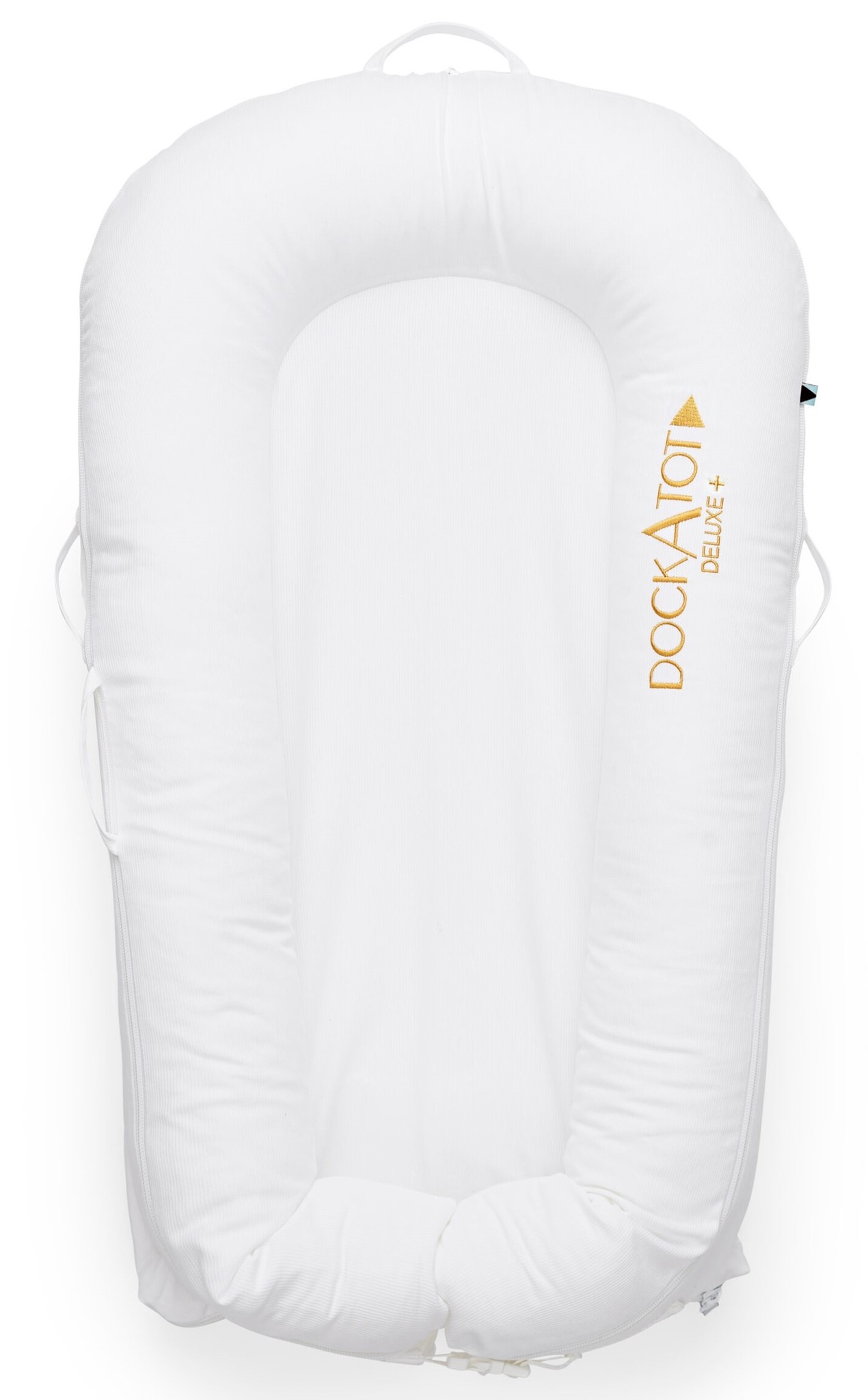 DockAtot Sleepyhead Deluxe+ Pristine Wit babynestje - ademend materiaal - 0 tot 8 maanden afbeelding
