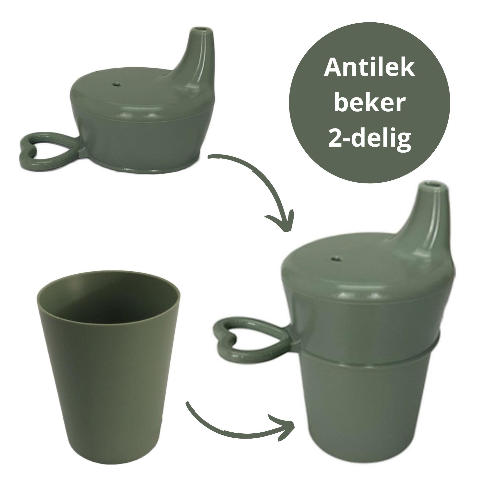 Ik Ben Zo Mooi Onbreekbare Drinkbeker Baby Sage Groen - Antilek Tuitbeker - Vanaf 6 maanden afbeelding