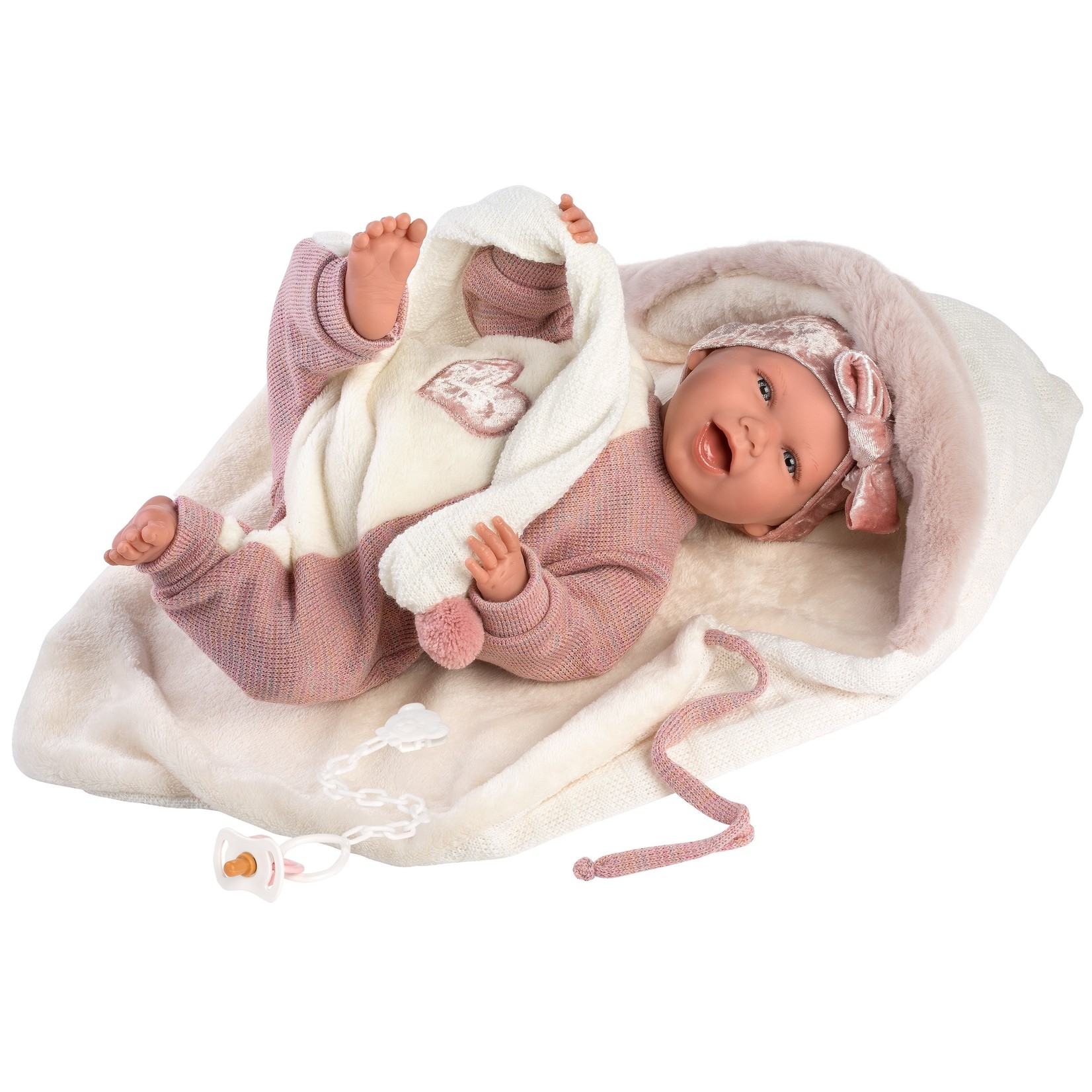 Llorens echte speelpop met baby geluiden | Mimi Smiles | 42 cm