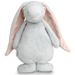 Moonie The Humming Friend Cloud Konijn met roze oren | Hartslag en ruis knuffel met huilsensor en licht
