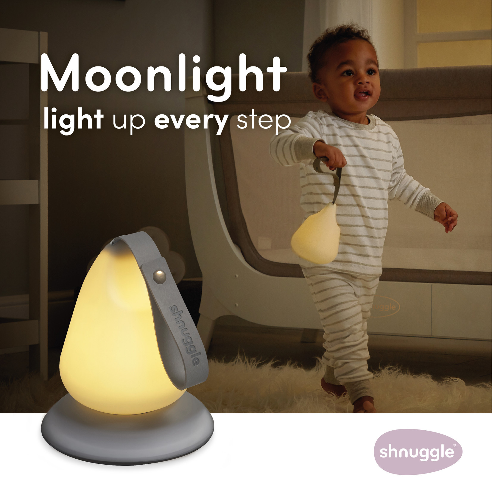 Shnuggle nachtlamp voor baby's en kinderen | Moonlight