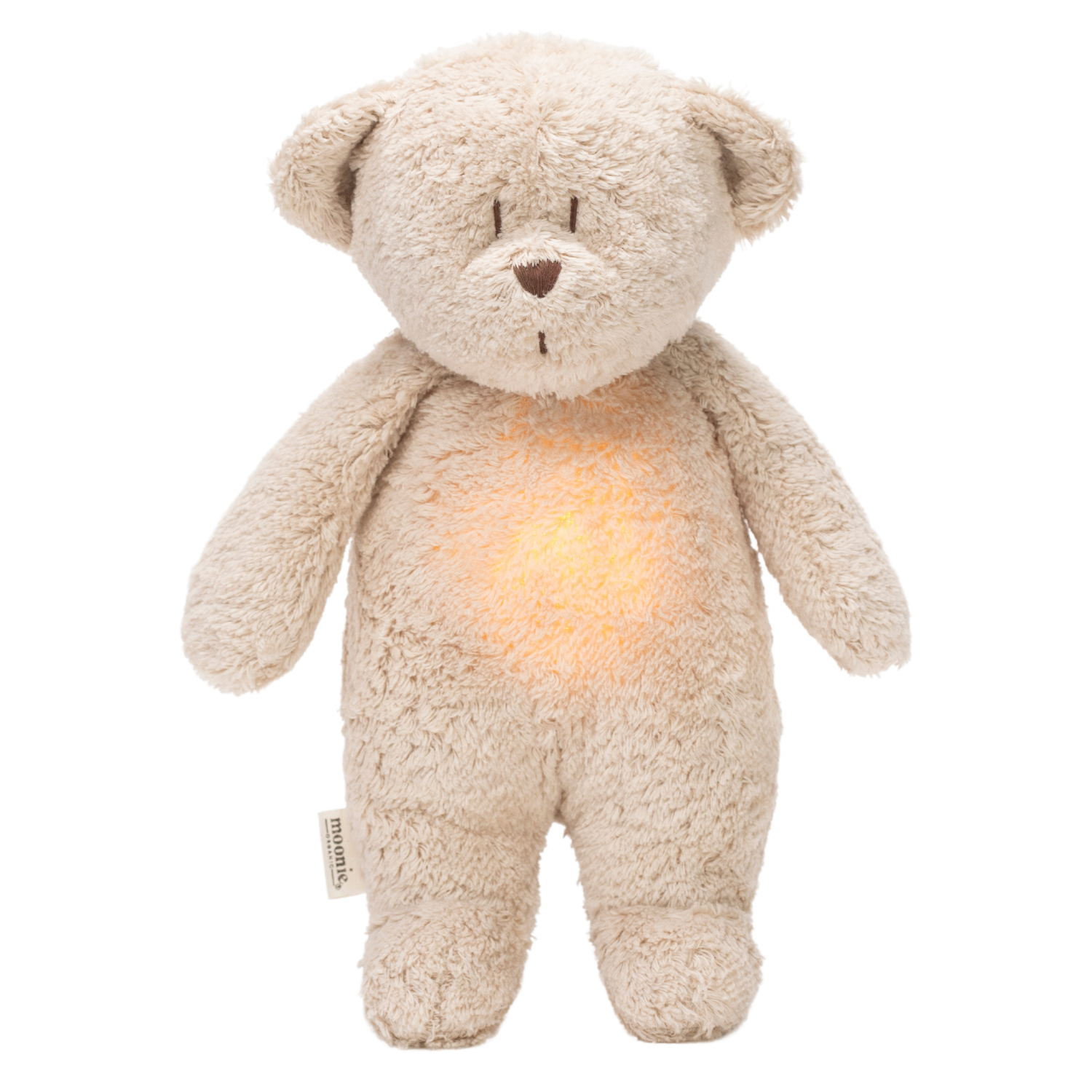 Moonie Slaapknuffel Humming Bear Sand Natur - Moonie Organic afbeelding