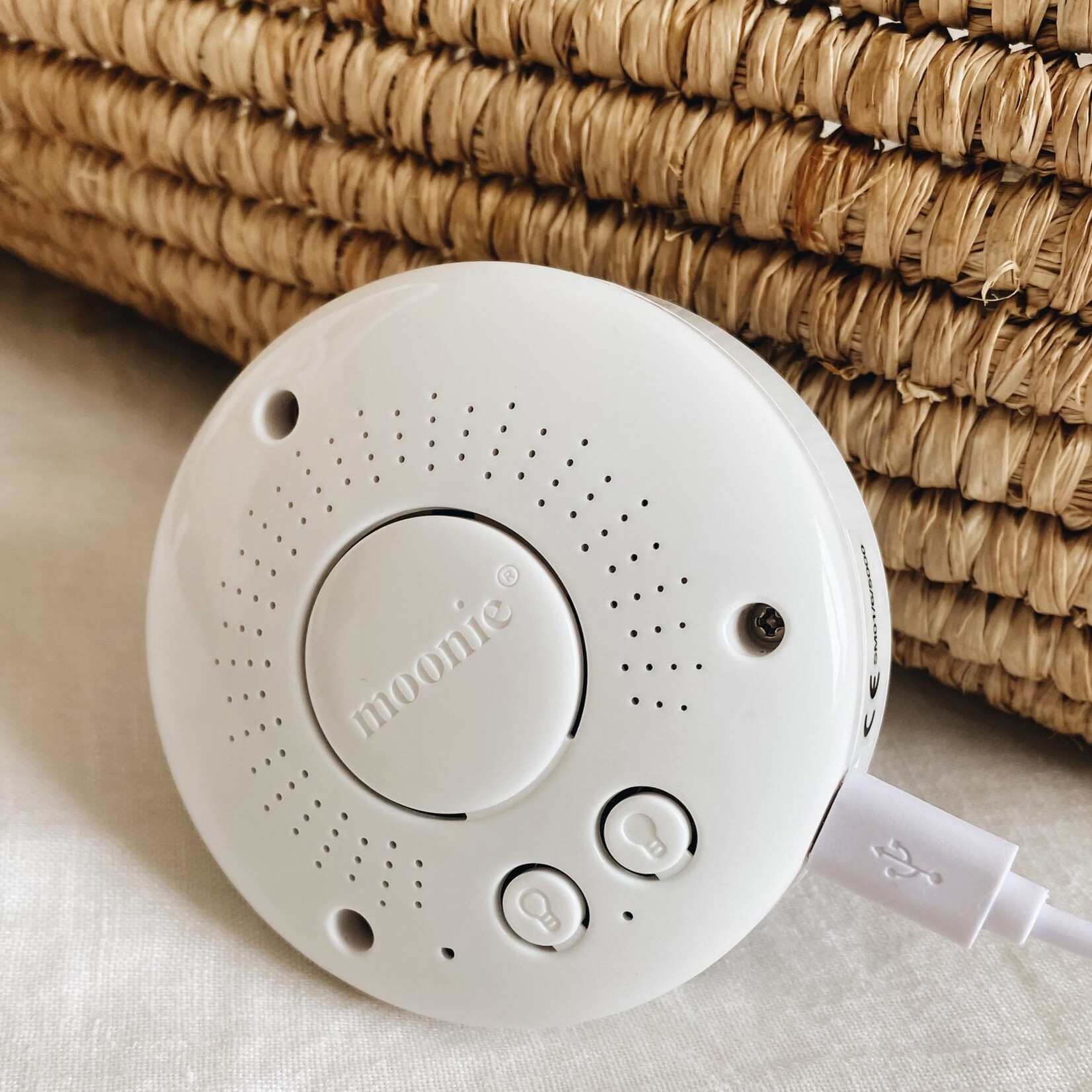 Moonie Slaapknuffel Humming Bear Honey Natur - Moonie Organic - NIEUW 2024