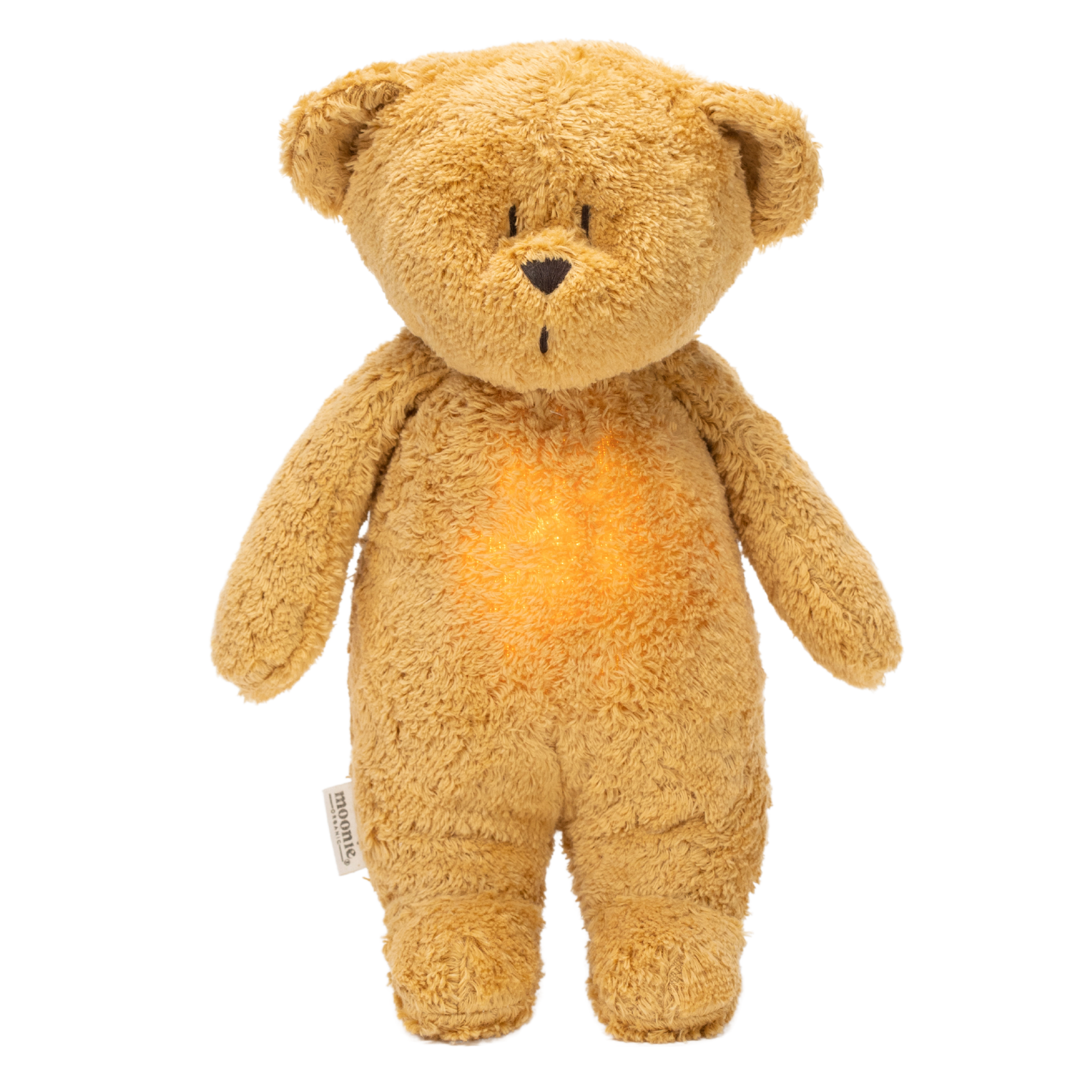 Moonie Slaapknuffel Humming Bear Honey Natur - Moonie Organic - NIEUW 2024 afbeelding