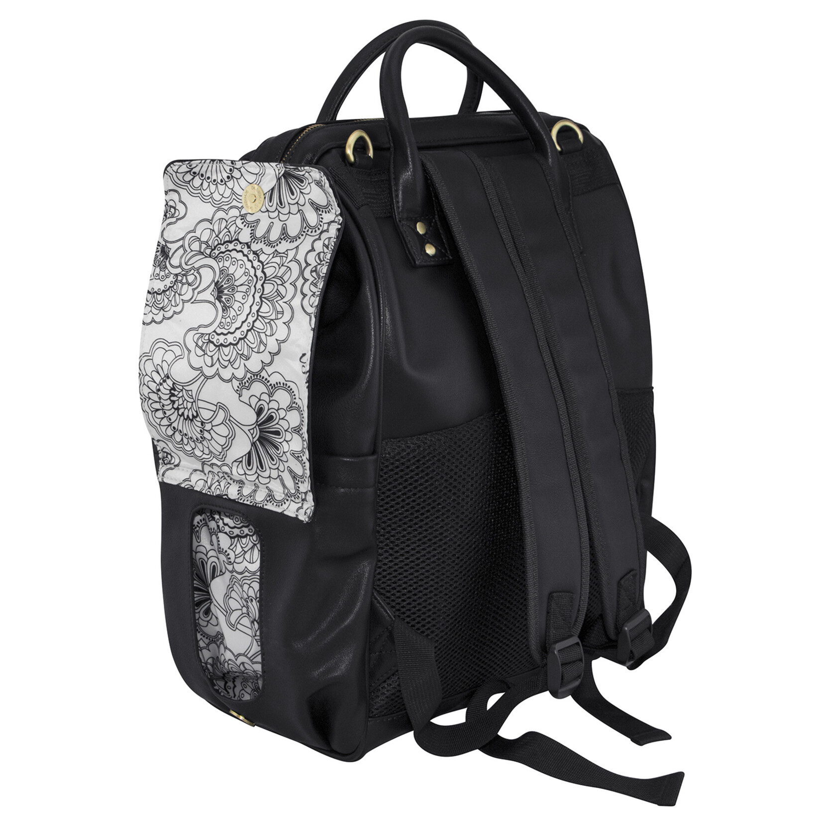 Isoki Luiertas Byron Backpack - Onyx Zwart