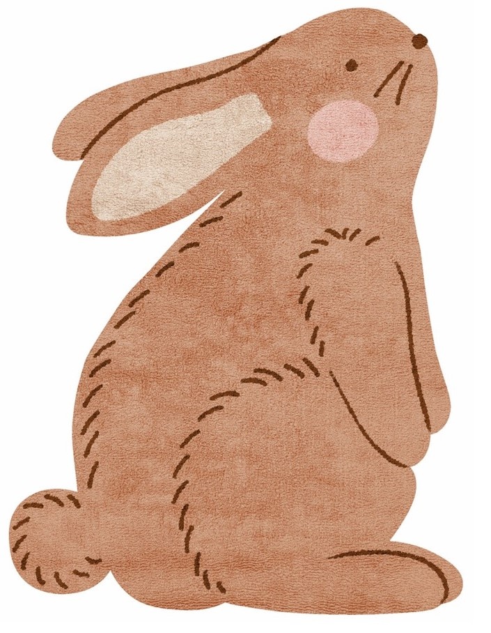 Tapis Petit Vloerkleed Bunny - 120 x 100 cm