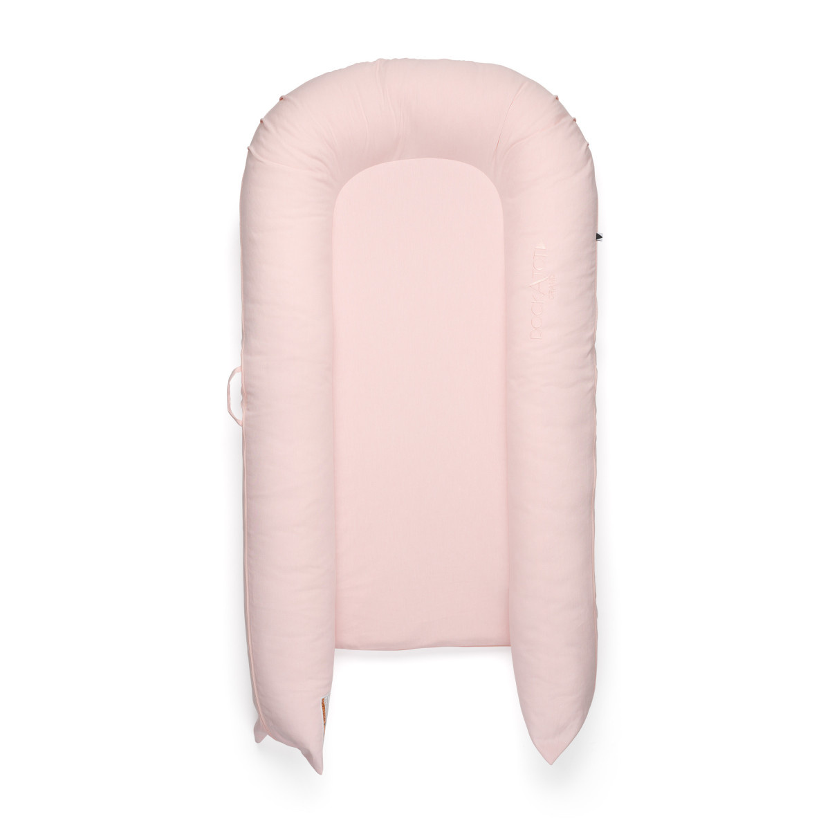 DockAtot DockAtot Sleepyhead GRAND Dock Blossom Chambray - Bednest groot roze - ademend materiaal - 9 tot 36 maanden afbeelding