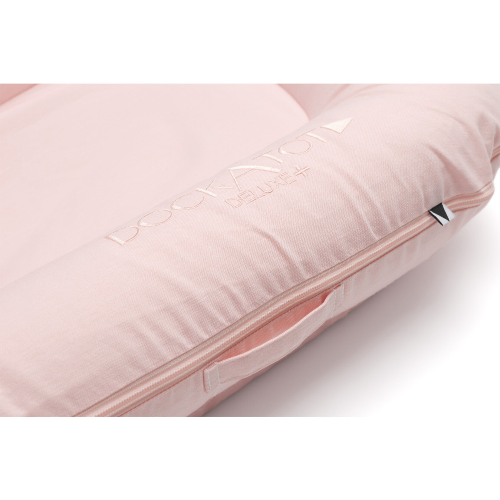 DockAtot DockAtot Sleepyhead GRAND Dock Blossom Chambray - Bednest groot roze - ademend materiaal - 9 tot 36 maanden