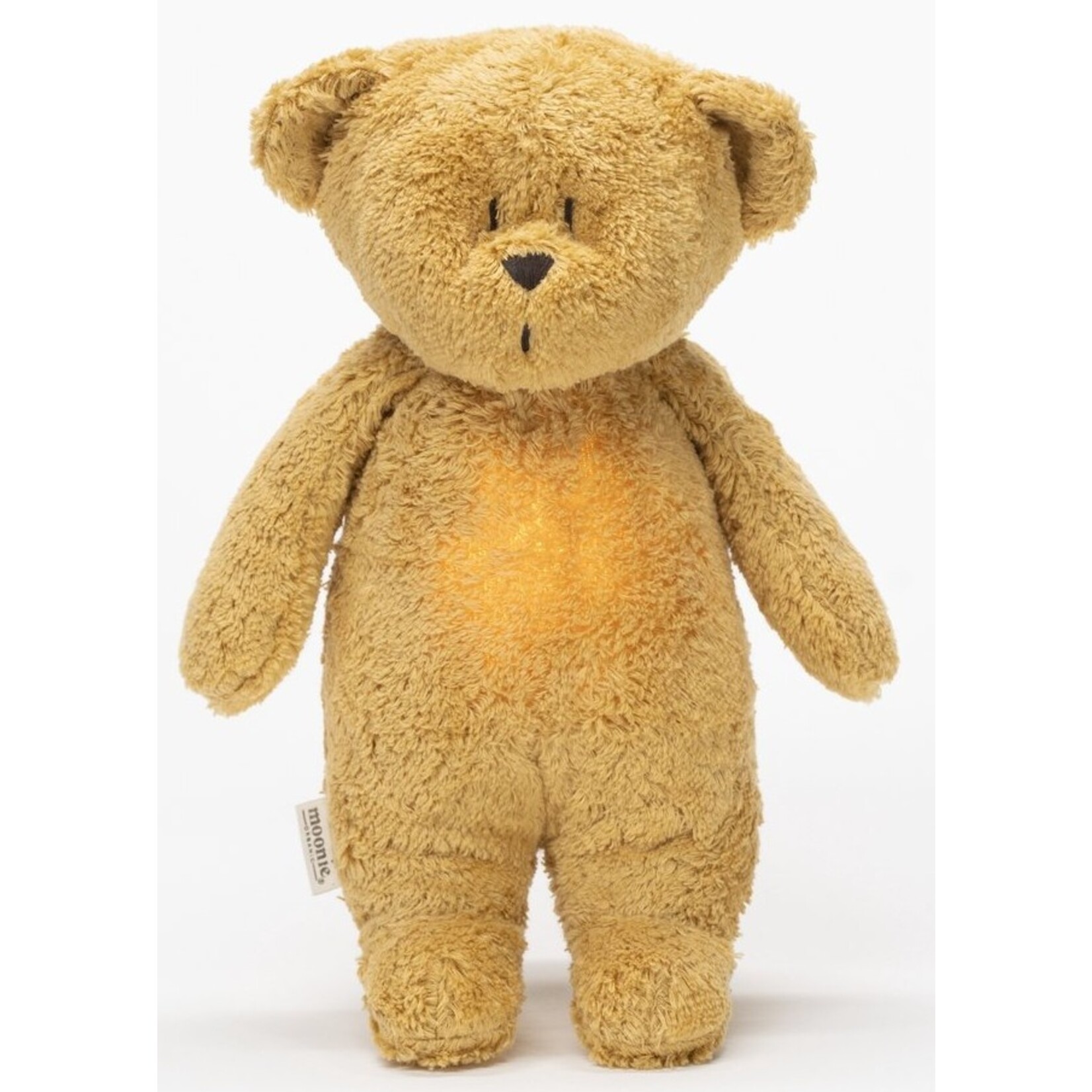 Moonie Moonie The Humming Bear Honey Natur 2.0 - hartslag knuffel - beer