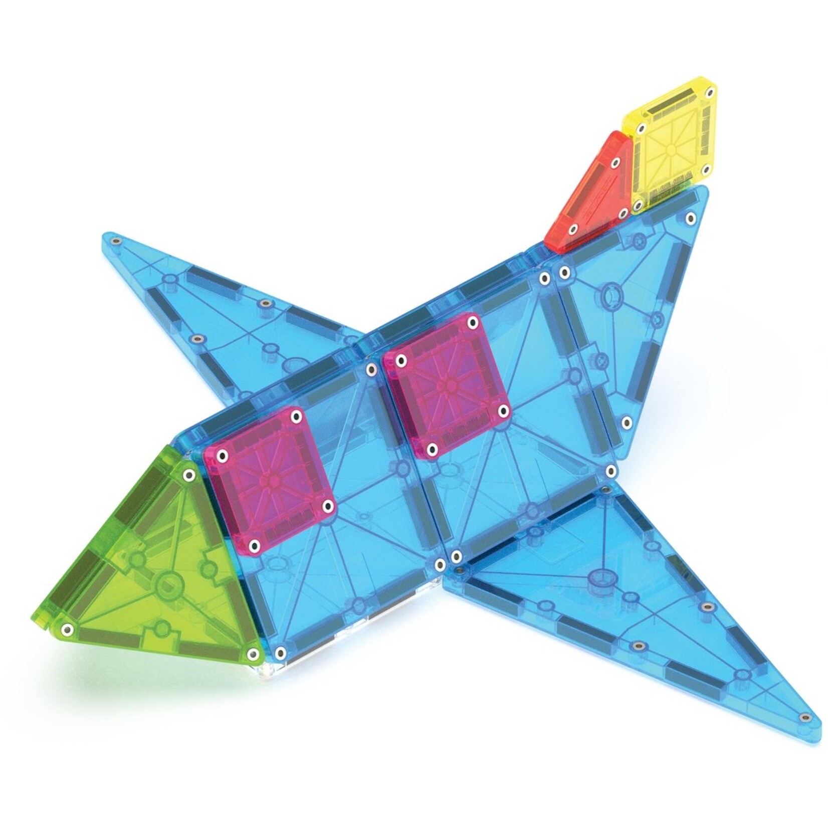 Magna-Tiles City Center 110-delige set - magnetisch bouw speelgoed - magnetische tegels - open einde speelgoed - educatief constructie