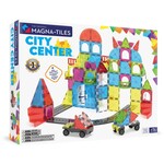 Magna-Tiles City Center 110-delige set - magnetisch bouw speelgoed - magnetische tegels - open einde speelgoed - educatief constructie