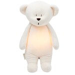 Moonie The Humming Bear Cream 2.0 - organic - hartslag knuffel - beer