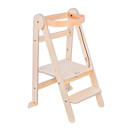 Mamatoyz Houten Leertoren Opvouwbaar - Montessori - Naturel - Hout 2.0