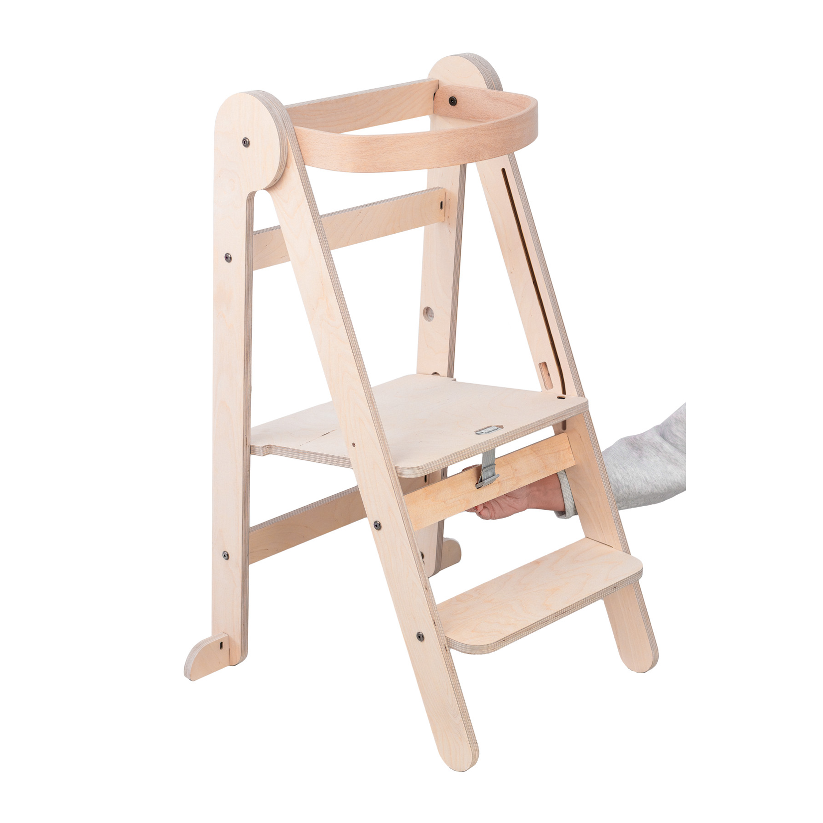 Mamatoyz Houten Leertoren Opvouwbaar - Montessori - Naturel - Hout 2.0