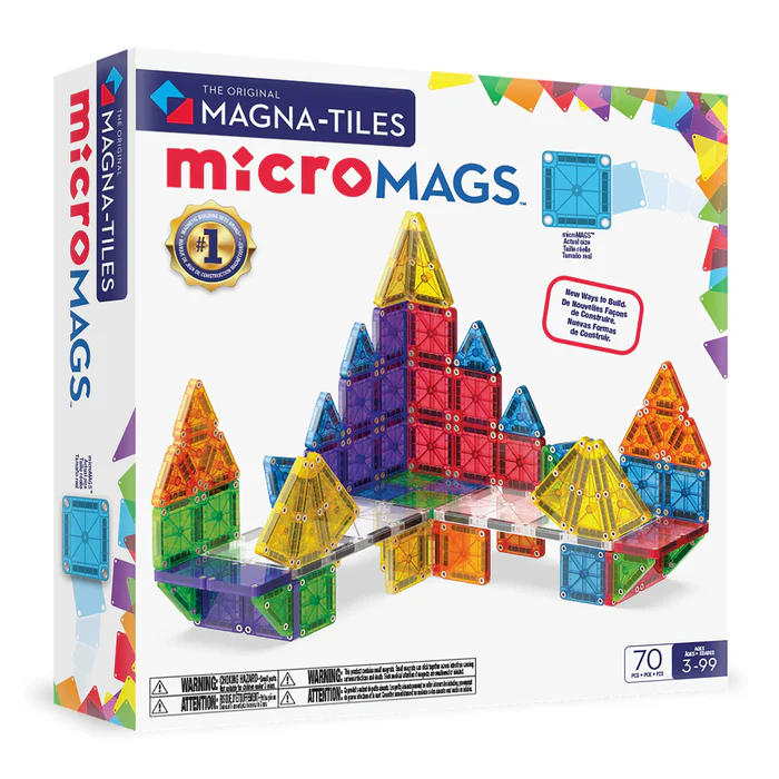 Magna-Tiles Micro Mags 70 Piece Set afbeelding