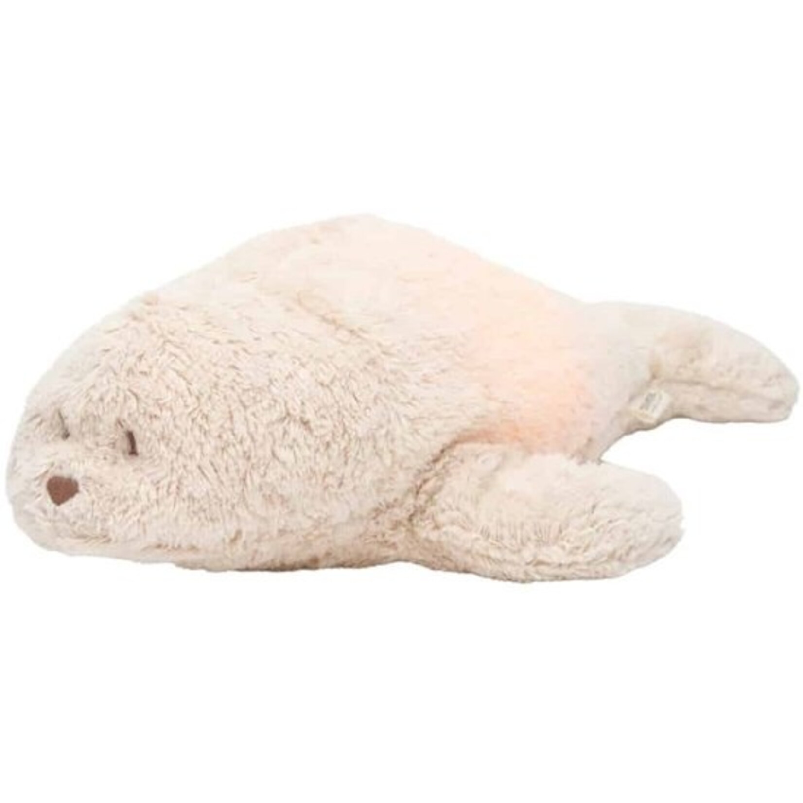 Moonie Slaapknuffel Zeehond Humming Seal Sand Beige 2.0