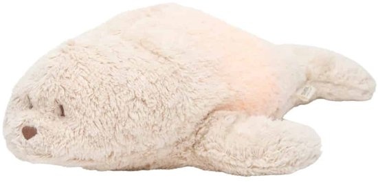 Moonie Slaapknuffel Zeehond Humming Seal Sand Beige 2.0