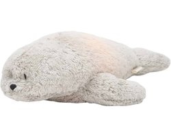 Moonie Slaapknuffel Zeehond Humming Seal Grijs 2.0