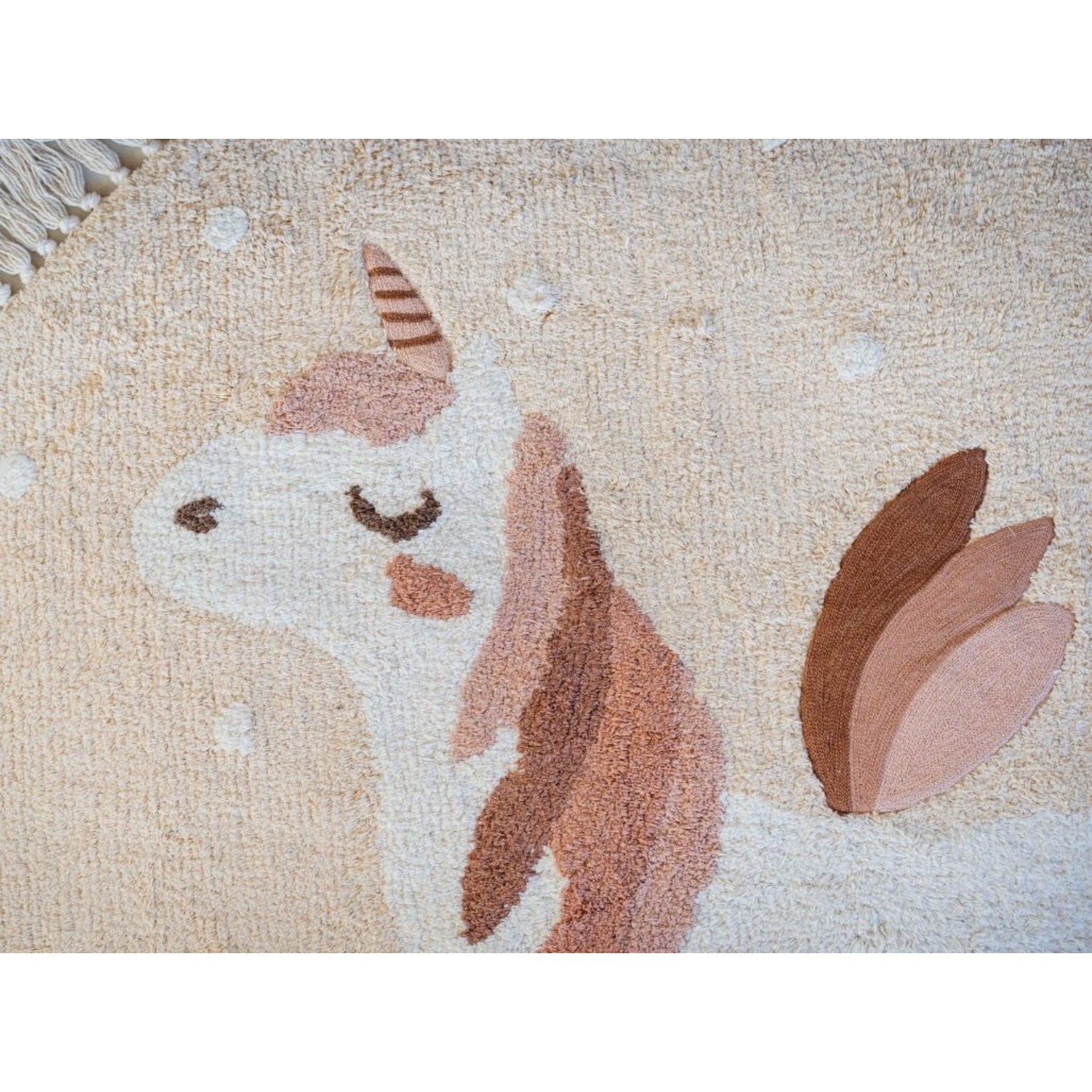 Tapis Petit Vloerkleed Rond Faye Unicorn
